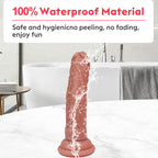 Double Layer Allovers Thrusting Dildo | Suction Cup Silicone Dildo