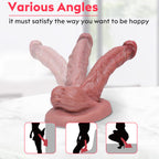 8.3 Inch Thickened Suction Silicone Dildo Free Bending Allovers Dildo
