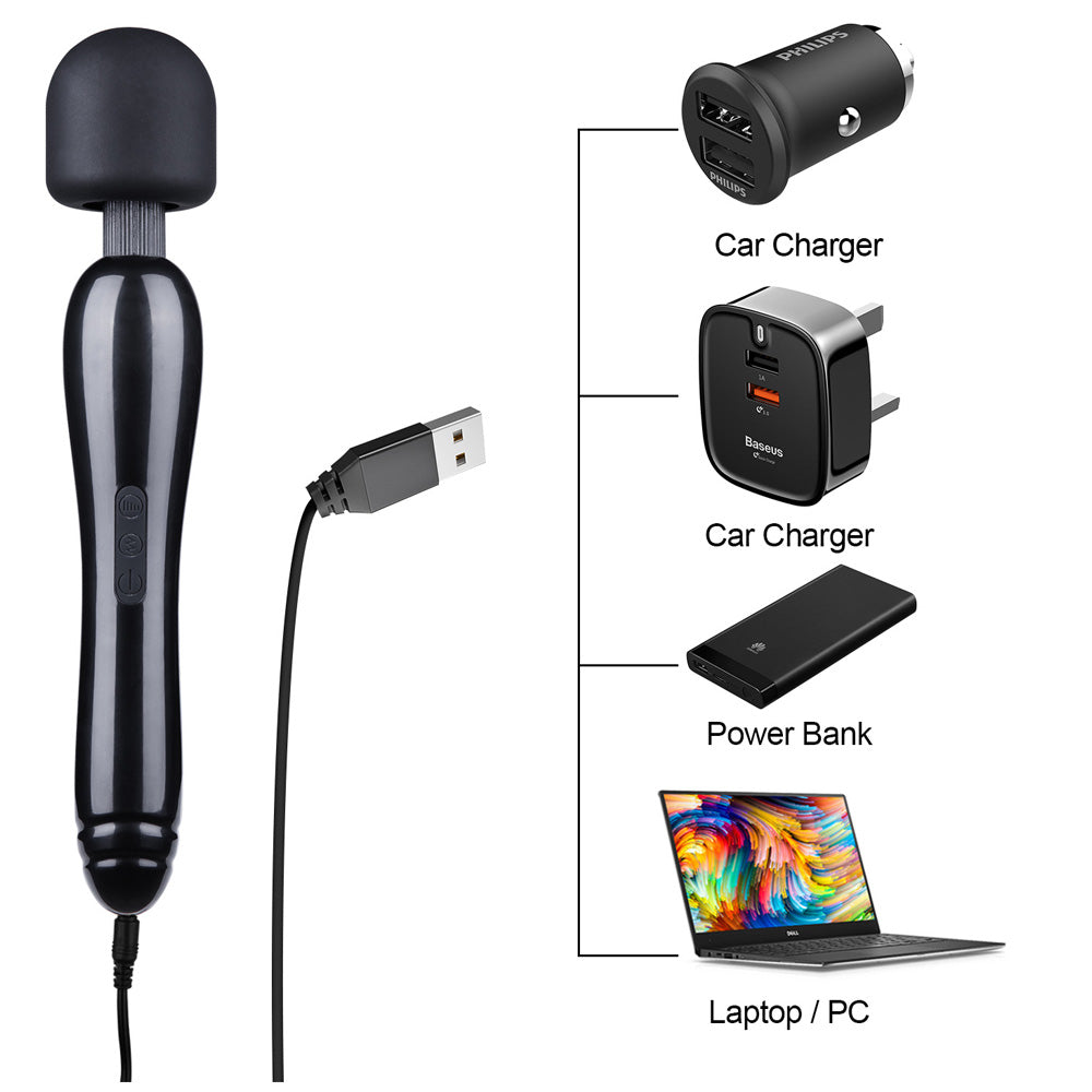 30 Frequency Magic Wand Rechargeable Rotating for Women – product view 5