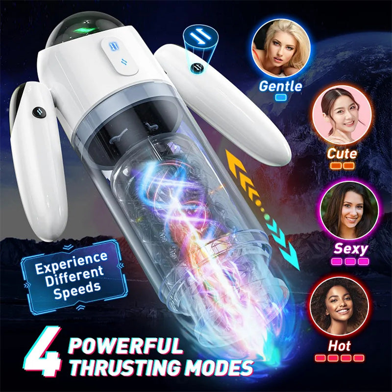 Automatic Robot Handheld 7 Thrusting 4 Rotation One Key Brust Male Stroker — product image 3