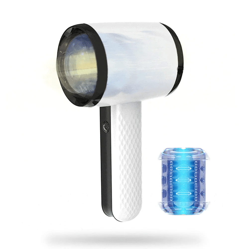 Hair Dryer Portable Male Stroker 6 Thrusting Vibration Sucking Penis Trainer — product image 10