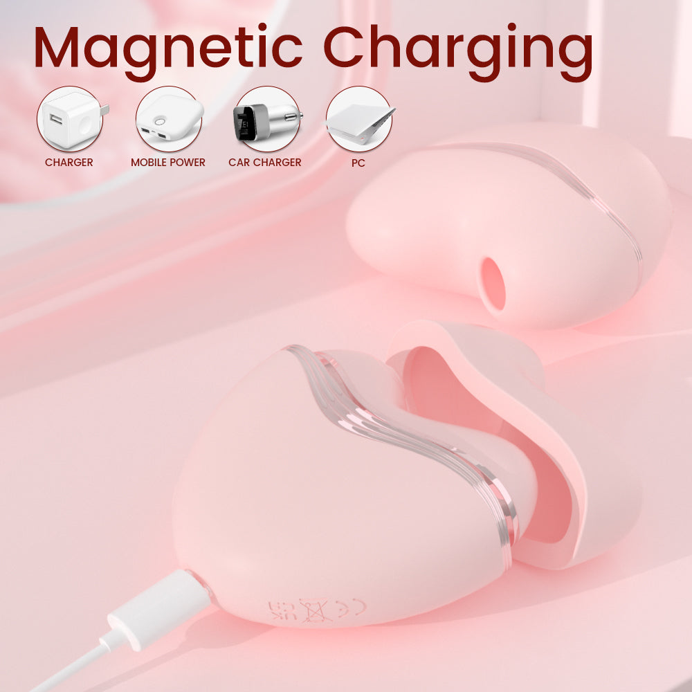LoveBloom 2-in-1 Vibrating & Air Pulse Personal Massager