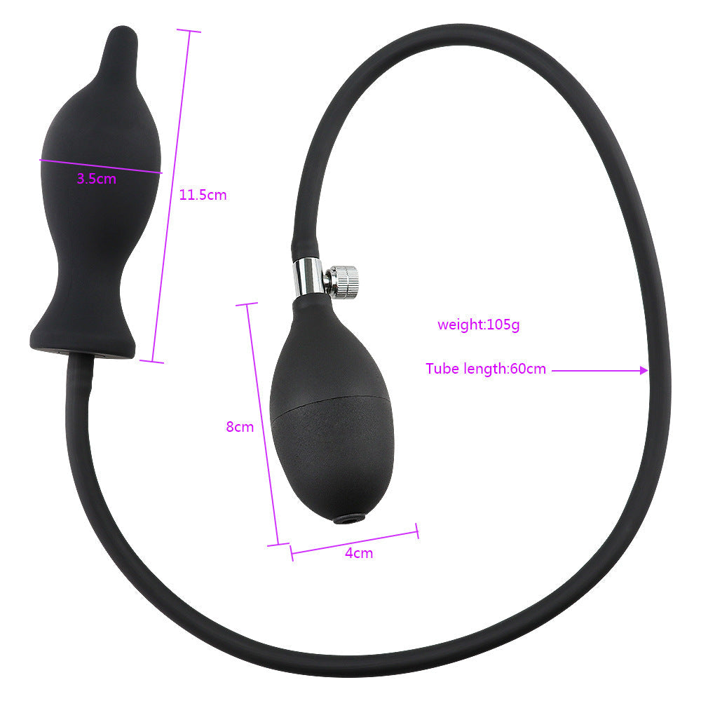 Inflatable Silicone Anal Plug Inflatable Anal Dilator – product view 2