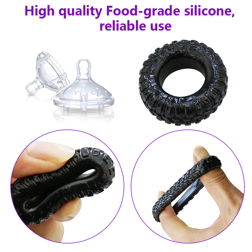 Wheel Ring Men's Time-Delay Lock Ring – product view 2