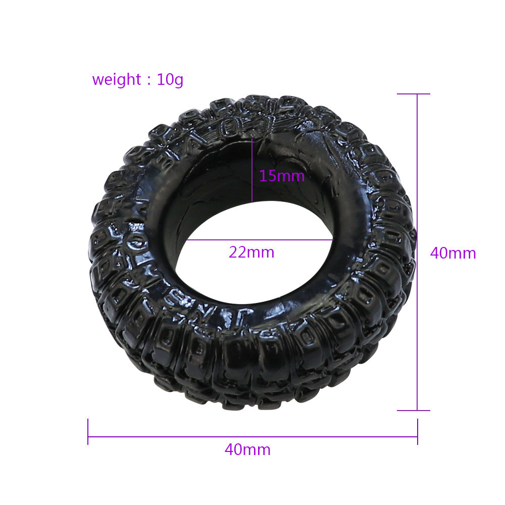 Wheel Ring Men's Time-Delay Lock Ring – product view 4