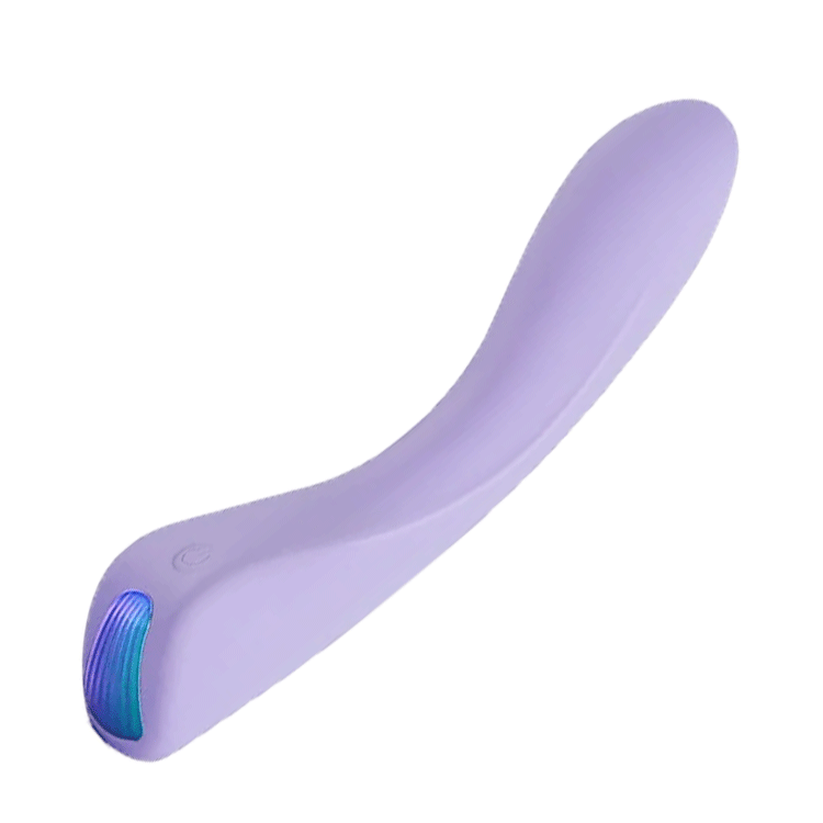 Pearlsvibe Smolder G-Zone Massager with Ergonomic Curve - rabbit vibrator featuring quiet, body-safe silicone, beginner frien