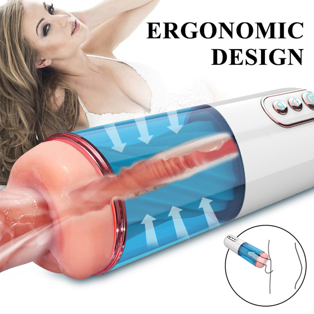 TitanGlideX 7 Vibration 3 Sucking Electric Stroker Sucking Vibrating Voice Male Stroker — product image 7