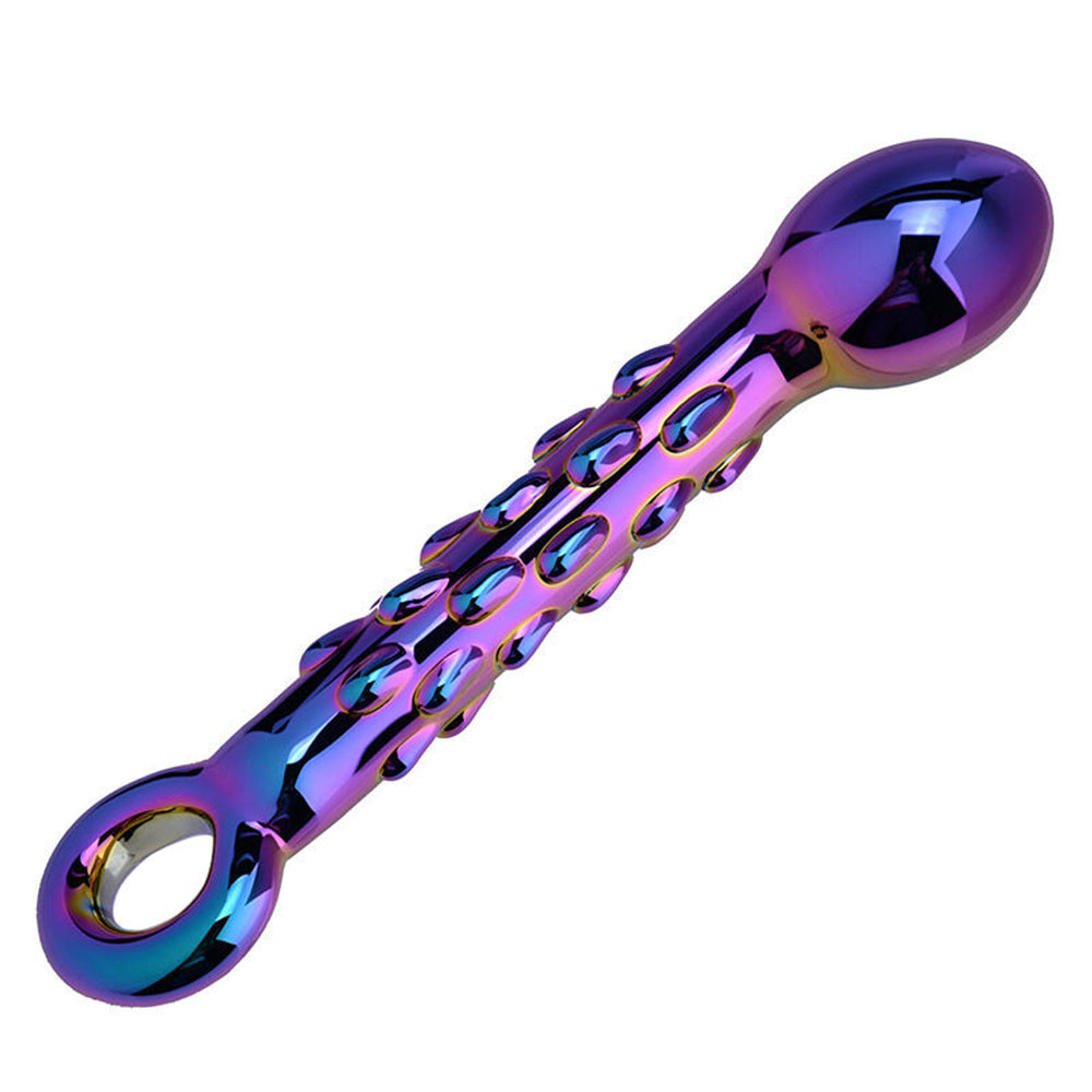 Crystal Glass Massage G-Spot Butt Plug – product view 2