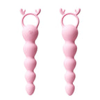 12 Frequency Pink Vibrating Anal Beads G-spot Stimulator – product view 5