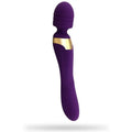 Double Head Magic Wand Rechargeable with Vibrating Dildos