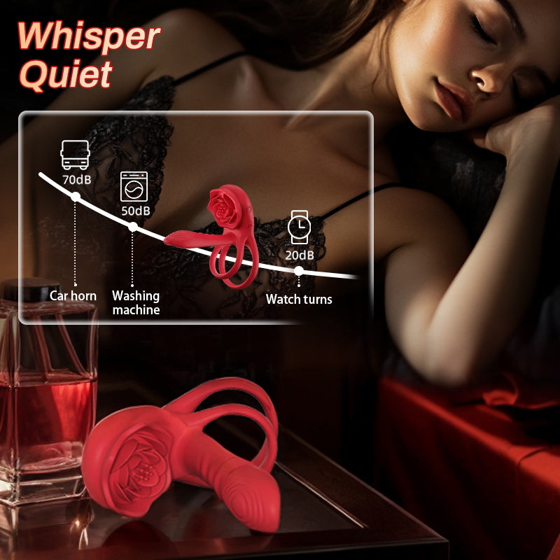 Rose Couples Set - Remote Vibe Ring & Rose Mary Dual