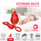 New Rose Double Head Tongue Licking Vibration Jump Egg For Women