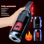 The King 10 Vibration & Thrusting Automatic Male Stroker Heating Moaning Male Sex Toy – product view 2