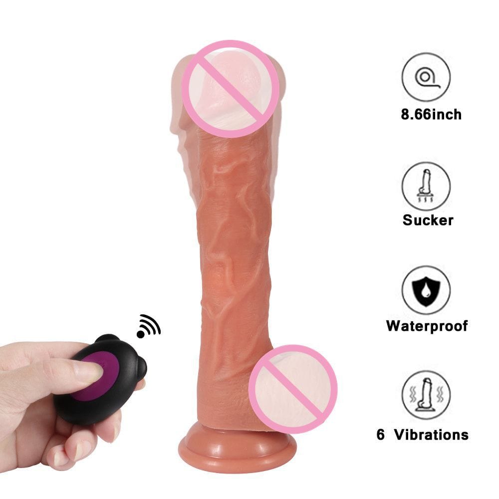 6.3 in Female Vibration Penis Masturbation Device Adult Sex Products