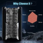 TurboPulseⅢ 7 Rotation Modes & Thrusting 2 in 1 Vibrating Male Stroker – product view 4