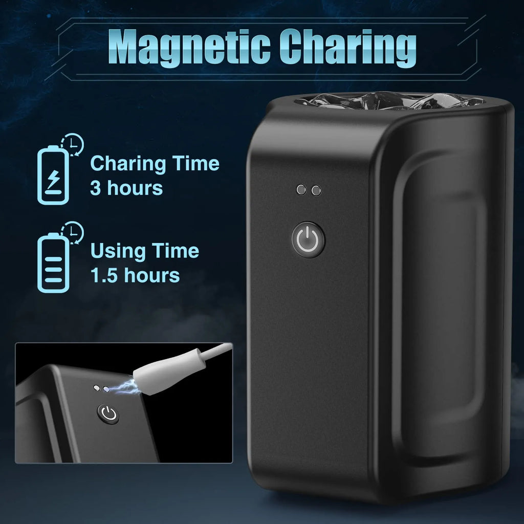 TurboPulseⅢ 7 Rotation Modes & Thrusting 2 in 1 Vibrating Male Stroker – product view 6