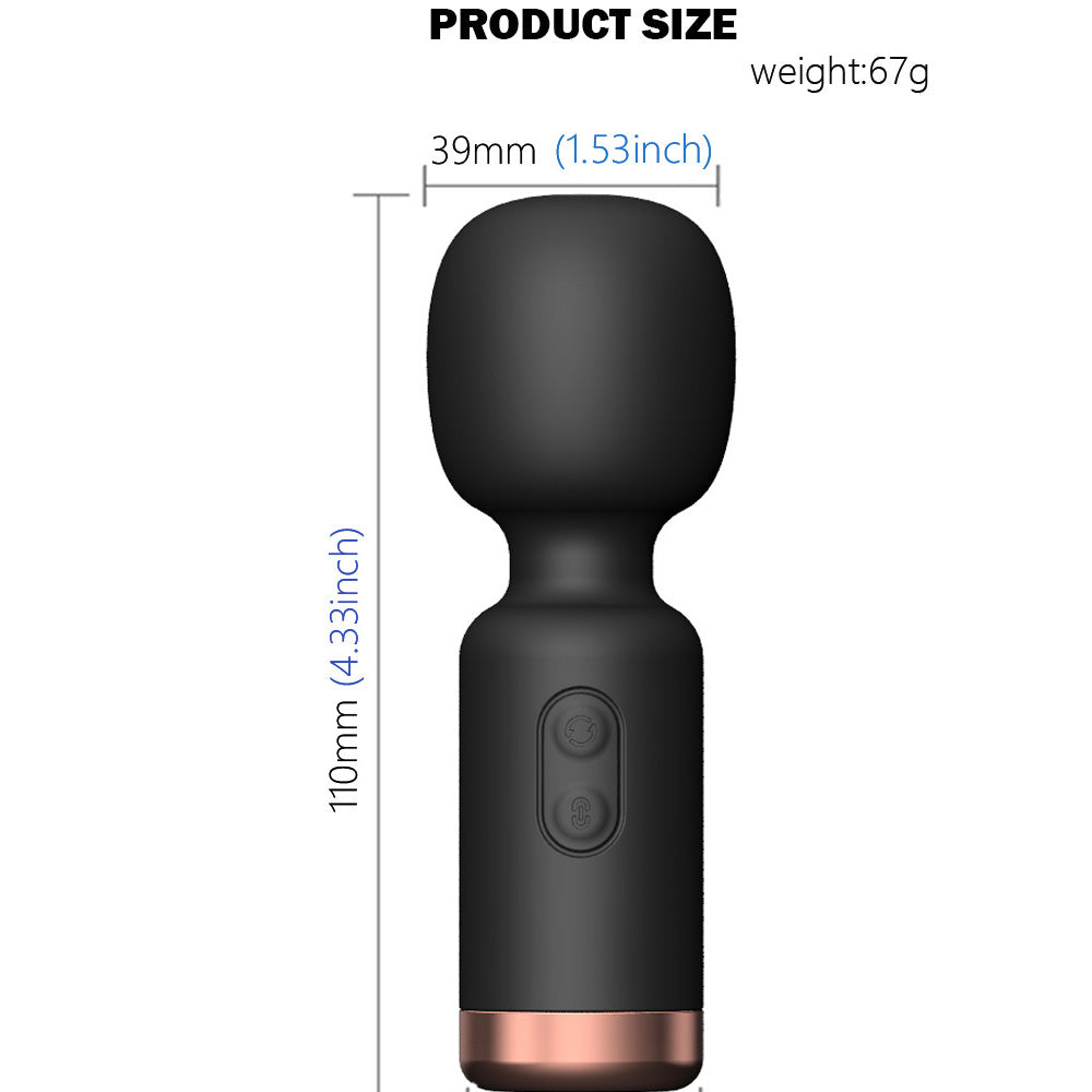 Rechargeable Mini Stick Waterproof Silicone New Magic Wand – product view 7