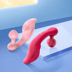 9 Band Couples Vibrator - Rechargeable Red Rose Vibrate Sex Toy – product view 6