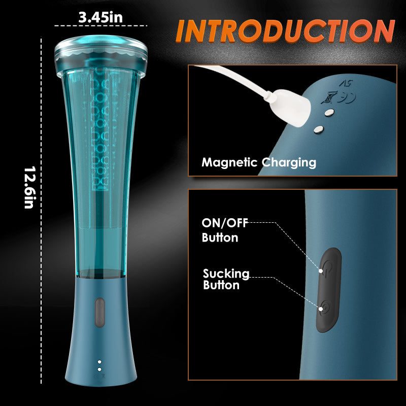 Uxol Vacuum Suction Clamp Penis Training Erection Pump Male Stroker – product view 6