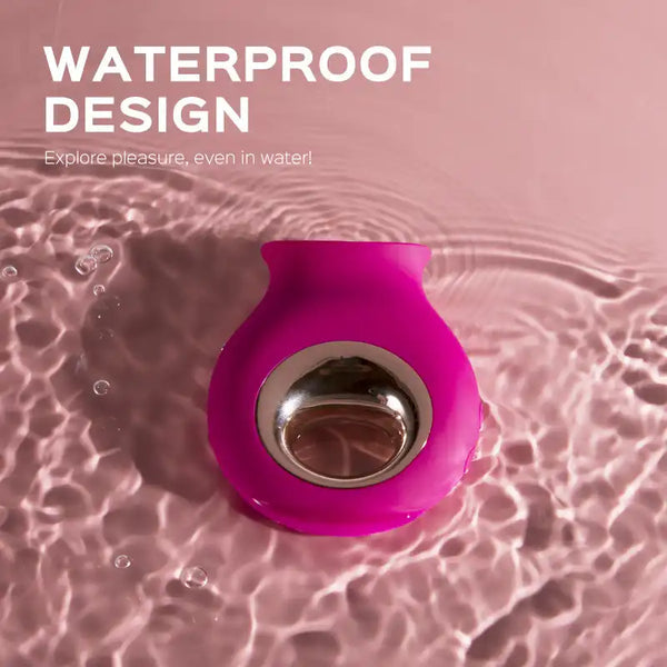 9 Vibrating & Sucking Tongue Vibrator Waterproof Rose Toy – product view 4
