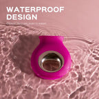 9 Vibrating & Sucking Tongue Vibrator Waterproof Rose Toy – product view 4