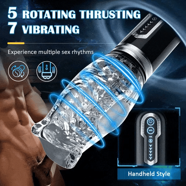 2026 Newest 3 in 1 Upgraded Gawk Gawk 3000 Pro - Male Rose 5 Thrusting & 5 Rotating & 7 Vibrating Modes, Adult Toys Automatic Men Masturbation Machine Electric Pocket Pussy Male Stroker – product view 2