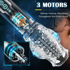 2026 Newest 3 in 1 Upgraded Gawk Gawk 3000 Pro - Male Rose 5 Thrusting & 5 Rotating & 7 Vibrating Modes, Adult Toys Automatic Men Masturbation Machine Electric Pocket Pussy Male Stroker – product view 3