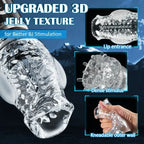 2026 Newest 3 in 1 Upgraded Gawk Gawk 3000 Pro - Male Rose 5 Thrusting & 5 Rotating & 7 Vibrating Modes, Adult Toys Automatic Men Masturbation Machine Electric Pocket Pussy Male Stroker – product view 6