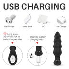 9 Frequency Silicone Vibrating Posterior Anal Plug – product view 5