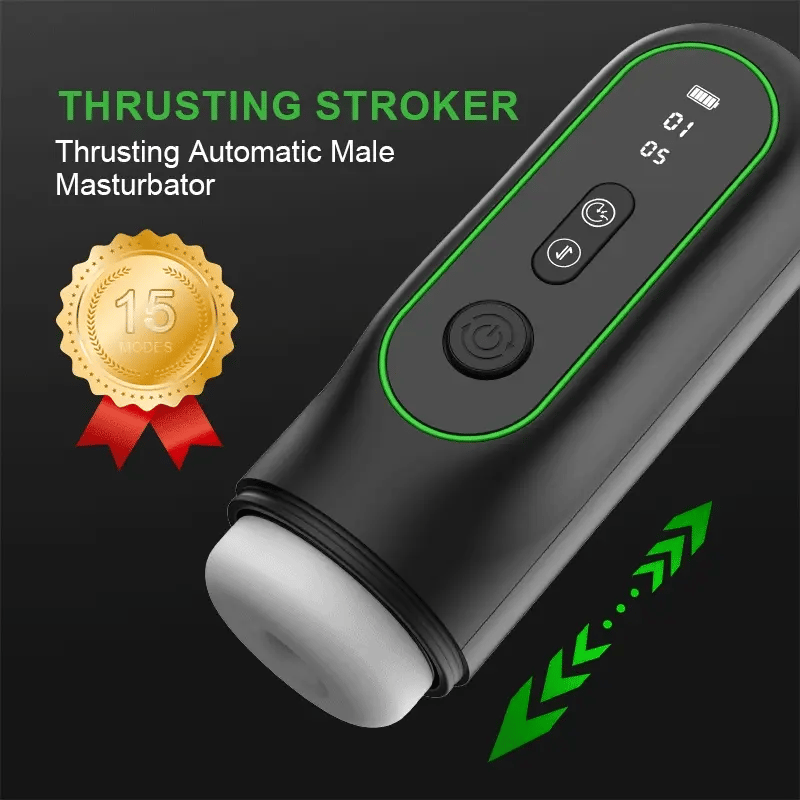 6-In-1 Automatic Thrust, Heating, Suction, Vibration, Voice Male Stroker — product image 2