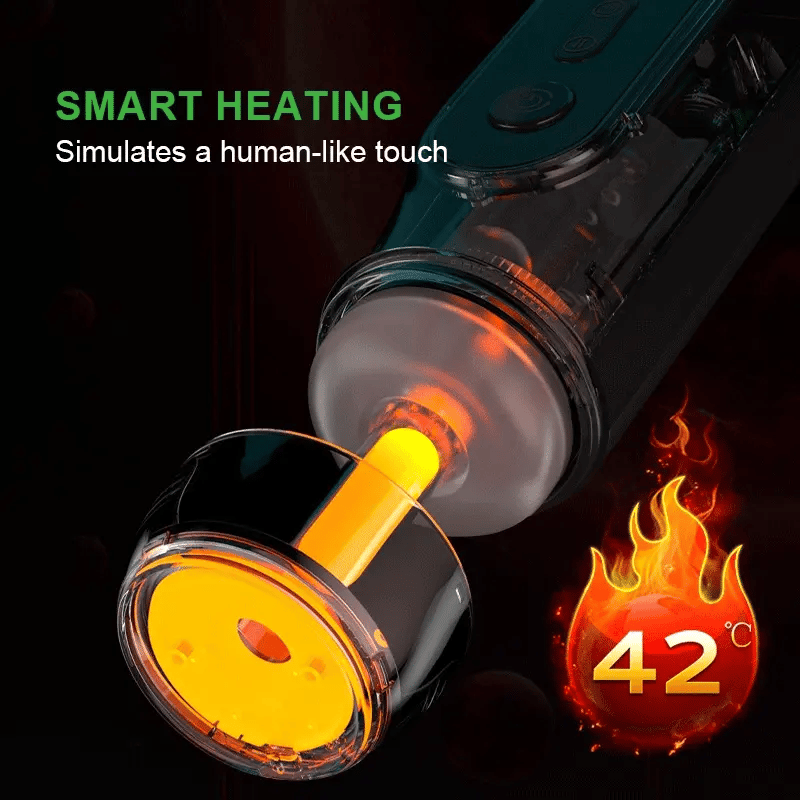 6-In-1 Automatic Thrust, Heating, Suction, Vibration, Voice Male Stroker — product image 4