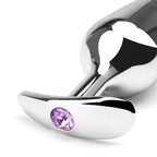 4 PCS Metallic Silver Anal Dilation Anal Plug – product view 6