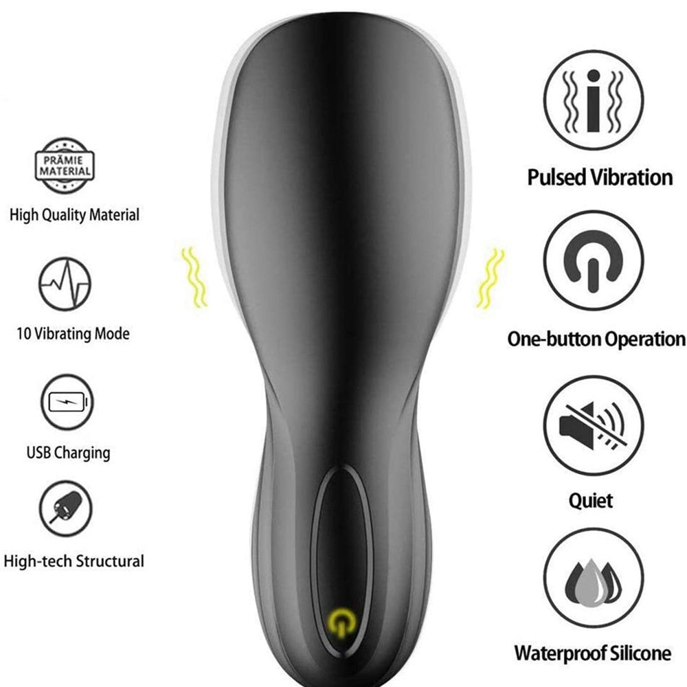 PowerStrokePro 10 Thrilling Vibration Male Masturbation Cup Discreet Automatic Stroker — product image 3