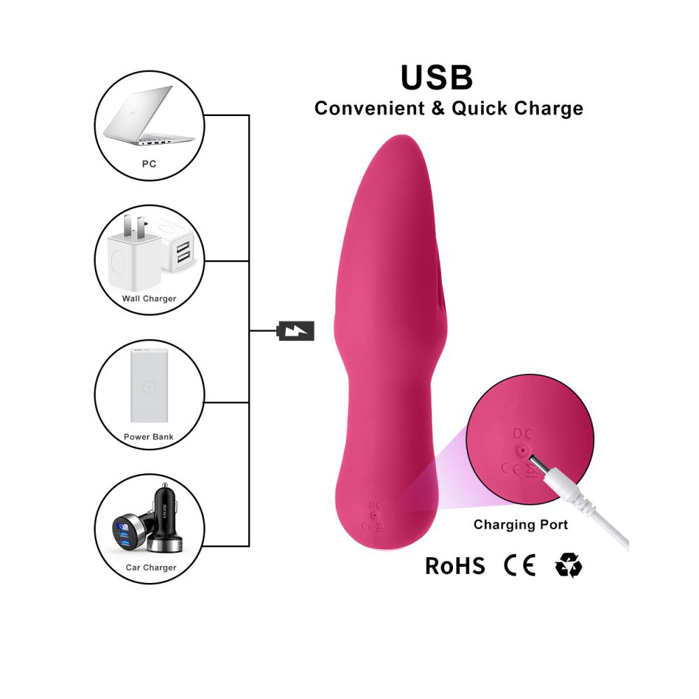 10 Frequency Nipple Vibrator Petal Flapping Clit Licking – product view 10