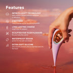 LELO DOT Elliptical Clitoral Stimulator in Lilac – product view 3