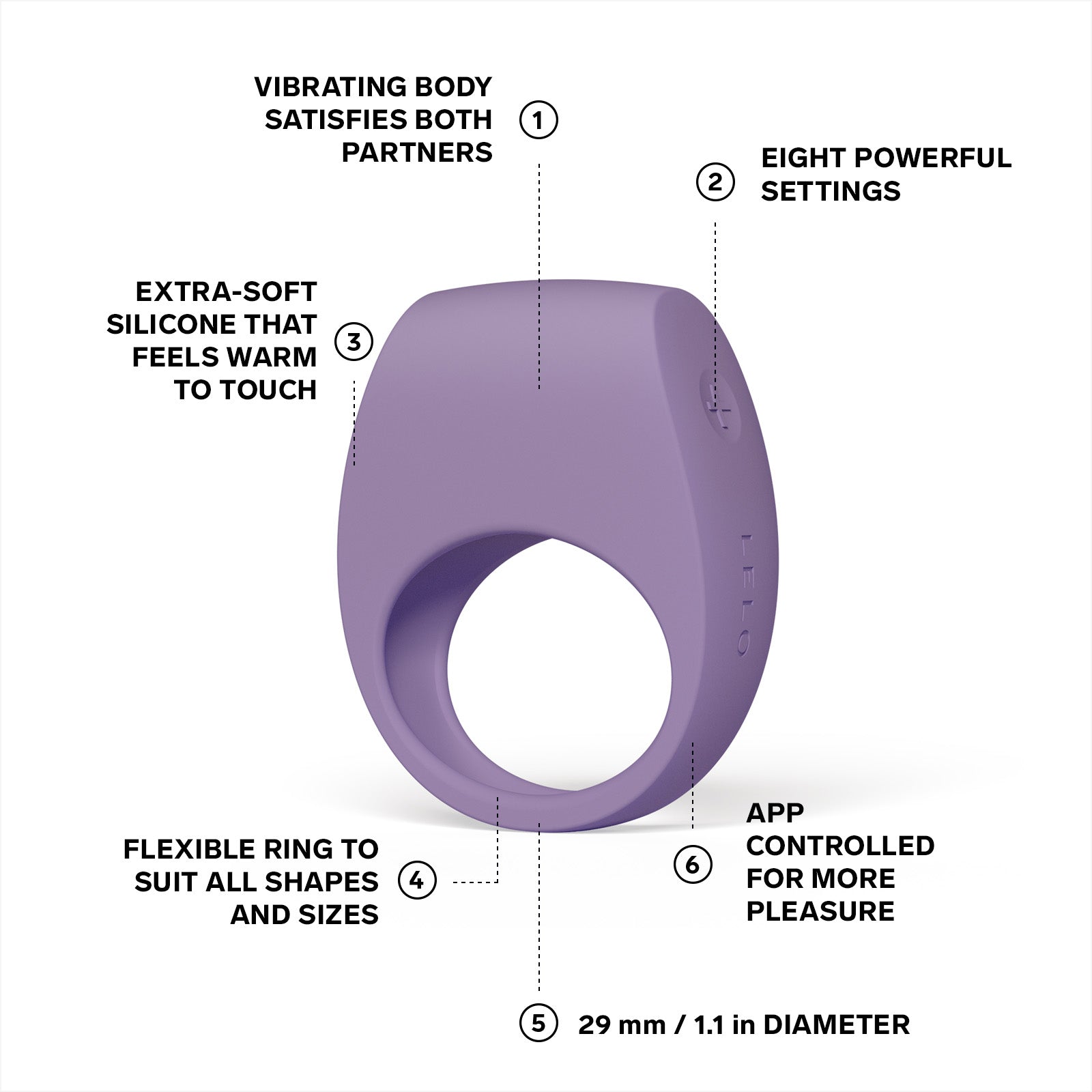 TOR 3 Vibrating Couples Ring – product view 2