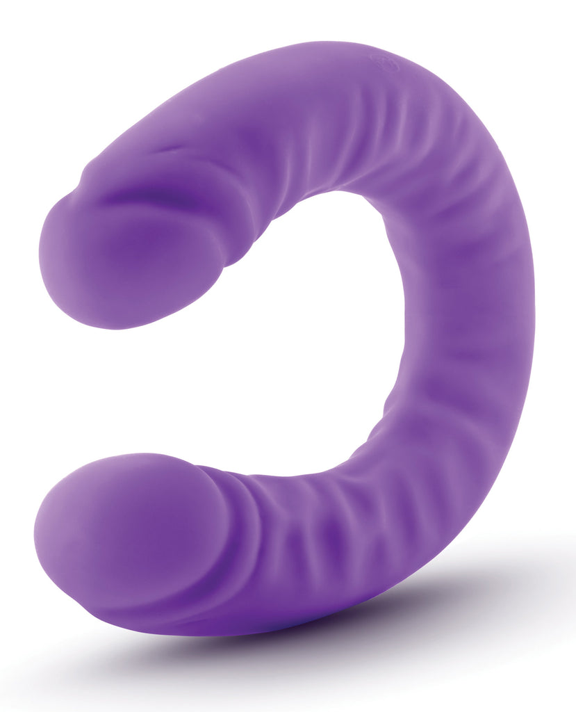 18 Inch Double Ended Dildo & Slim Silicone Purple Dildo – product view 5