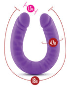 18 Inch Double Ended Dildo & Slim Silicone Purple Dildo – product view 7