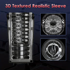 【Best Reputation】3.54'' Diameter Oversized Storm Telescopic LCD Display 6-speed Timing Function Smart Stroker – product view 16