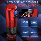 【Best Reputation】3.54'' Diameter Oversized Storm Telescopic LCD Display 6-speed Timing Function Smart Stroker – product view 13