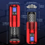 【Best Reputation】3.54'' Diameter Oversized Storm Telescopic LCD Display 6-speed Timing Function Smart Stroker – product view 17