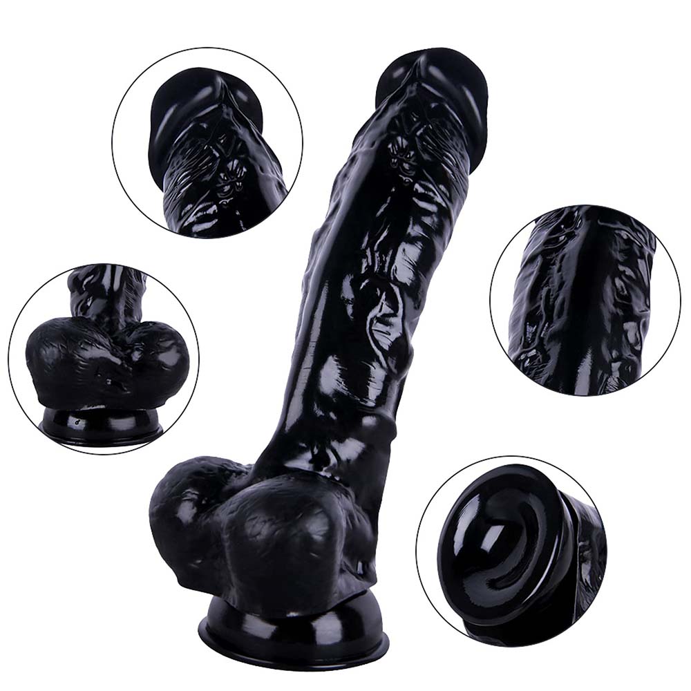 Triangle Wearing King Kong Gay Leather Pants Dildo – product view 5