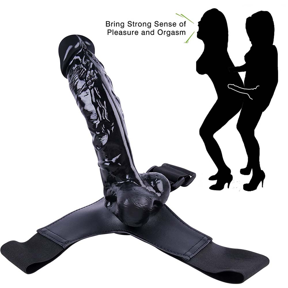 Triangle Wearing King Kong Gay Leather Pants Dildo – product view 4