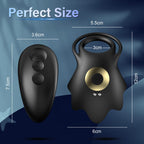 Vibrating Cock Ring with 10 Vibration Modes, Couple Penis Ring Glans Training Toy – product view 13