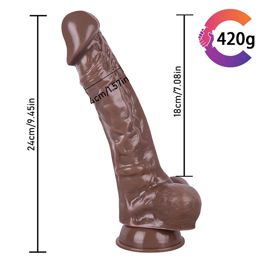 Triangle Wearing King Kong Gay Leather Pants Dildo – product view 12