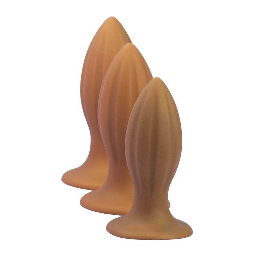 Bulb Anal Plug Three Piece Set Tail Plug | Plug Butt Sex Toys – product view 4