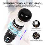 Sprint Male Automatic Stroker - 7 Thrusting Rotation Voice 3D Textured Male Sex Toy with Suction Base – product view 4