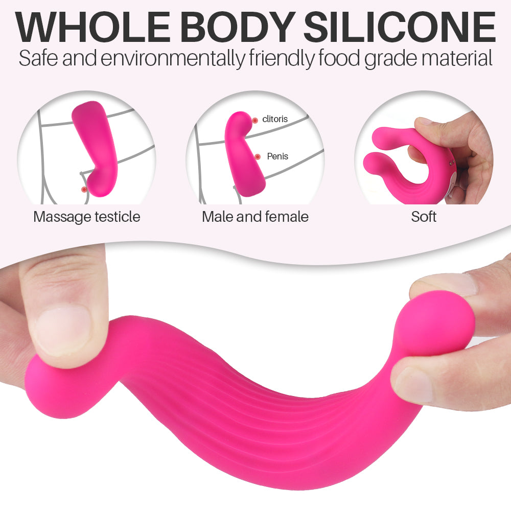Silicone Vibrating Massage Penis Ring – product view 4