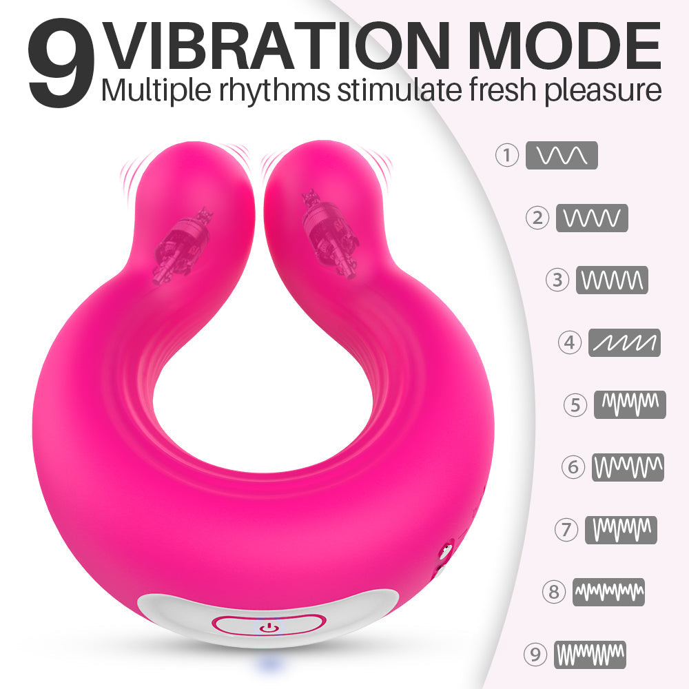 Silicone Vibrating Massage Penis Ring – product view 2