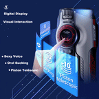 Leten Future Pro 708 3RD Generations Bluetooth Control 10 Modes Heating LED Screen Male Stroker – product view 2